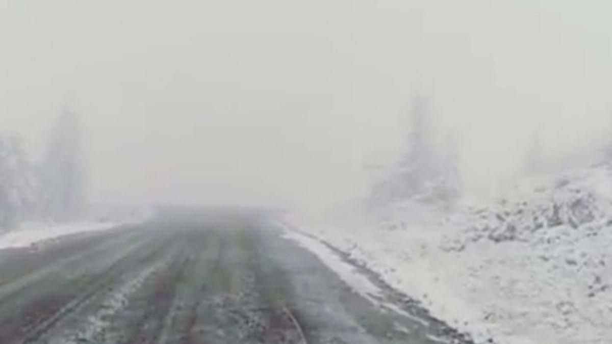 В охваченной пожарами Якутии выпал снег: невероятное видео