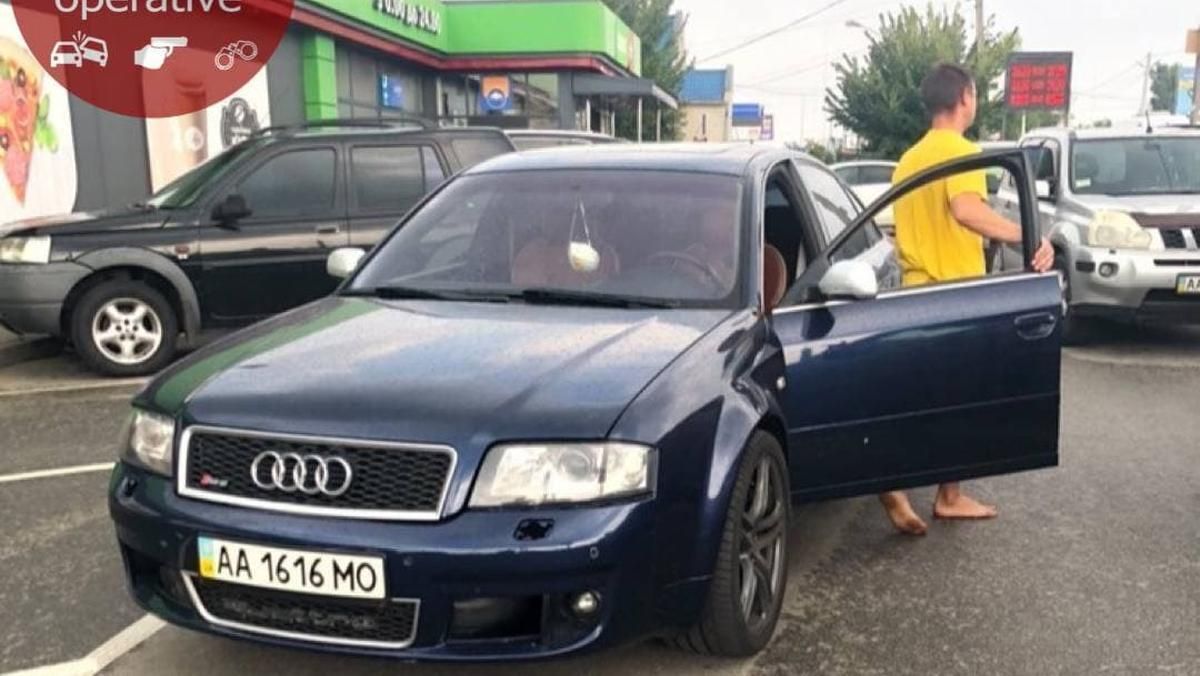 Под Киевом пьяный водитель совершил ДТП, сбил человека и пытался уехать с выключенным двигателем