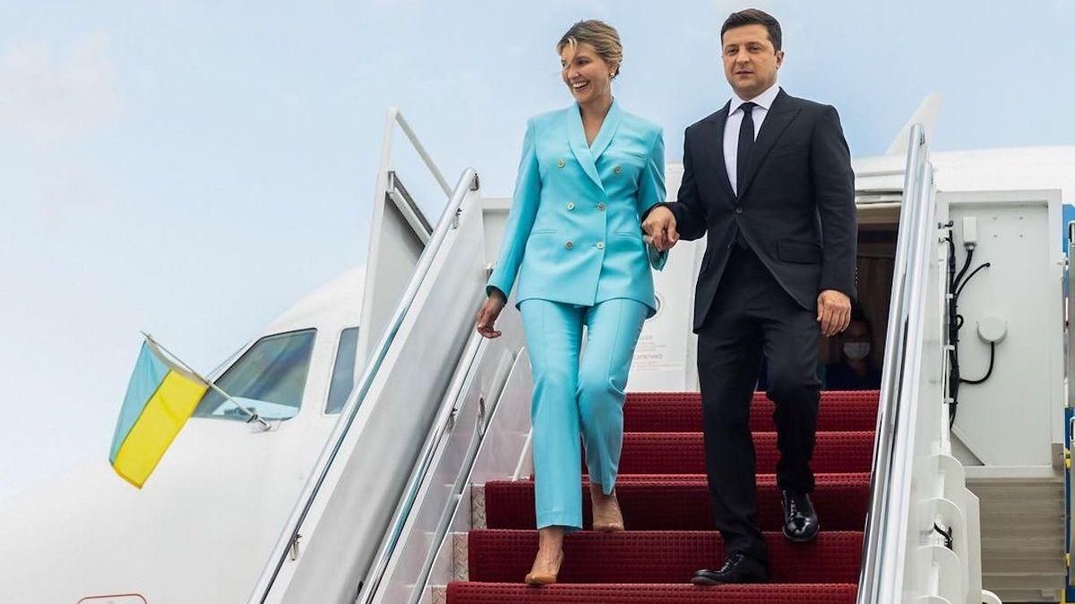 Володимир та Олена Зеленські прибули до США: перші фото Володимир та Олена Зеленські прибули до США: перші фото