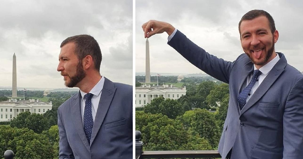 Втрутилася навіть Мендель: прессекретар Зеленського невдало пожартував з фото на тлі Білого дому - 24 Канал Втрутилася навіть Мендель: прессекретар Зеленського невдало пожартував з фото на тлі Білого дому - 24 Канал