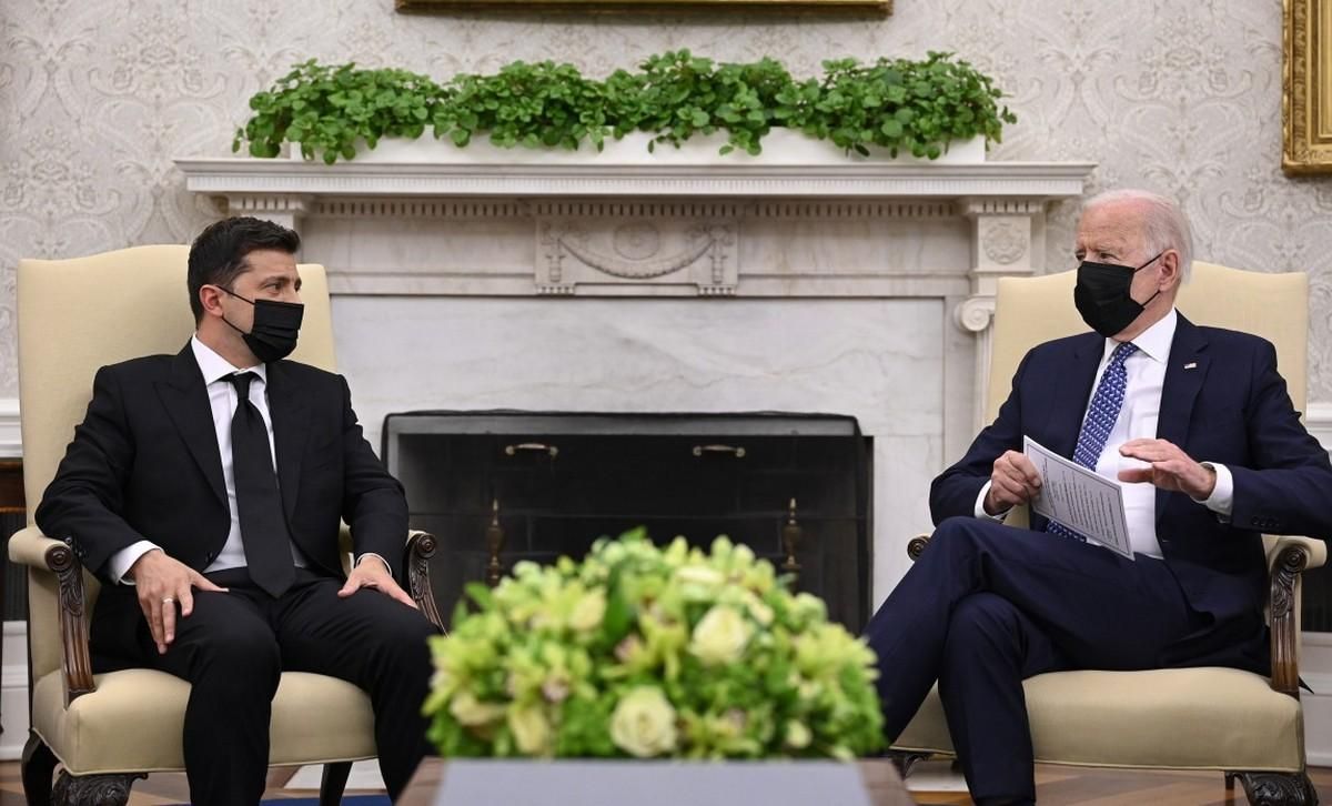 Нормальна чоловіча розмова, – Зеленський розповів, як пройшла зустріч з Байденом - 24 Канал Нормальна чоловіча розмова, – Зеленський розповів, як пройшла зустріч з Байденом - 24 Канал