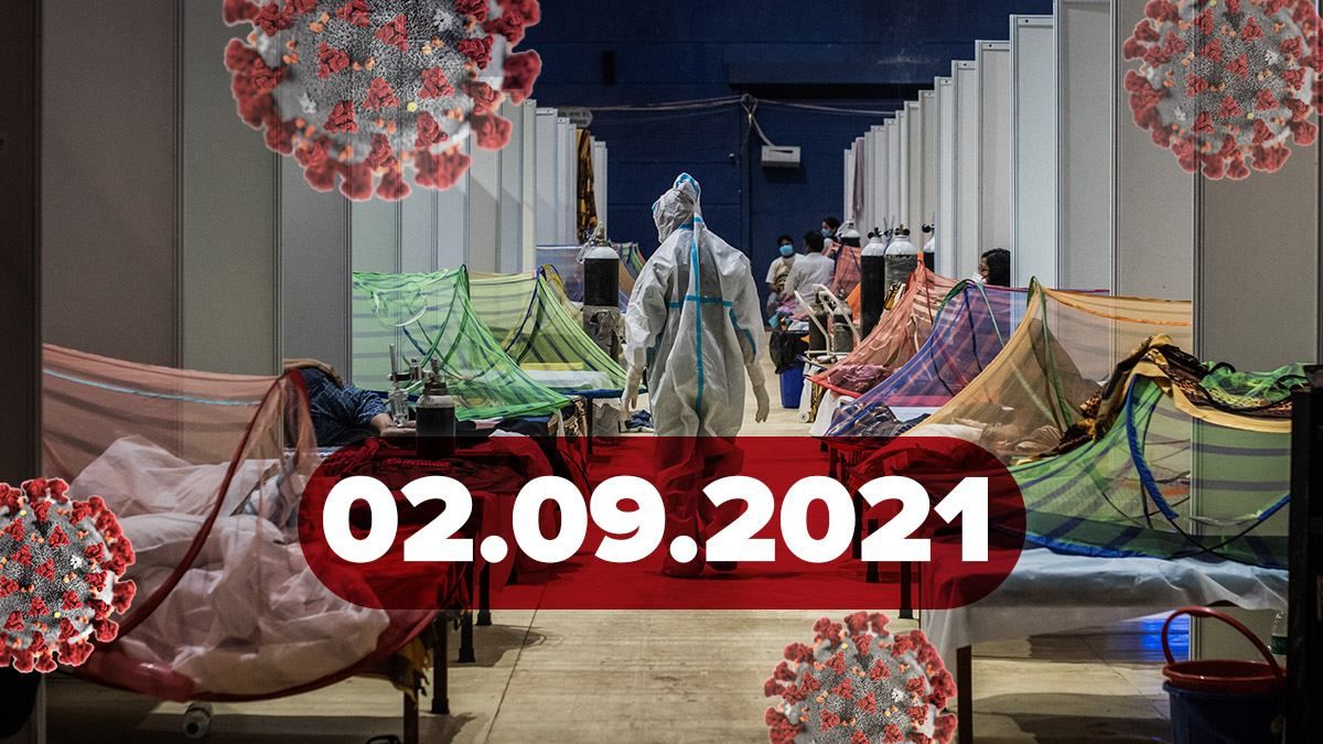Коронавірус Україна, новини 2 вересня 2021 – статистика