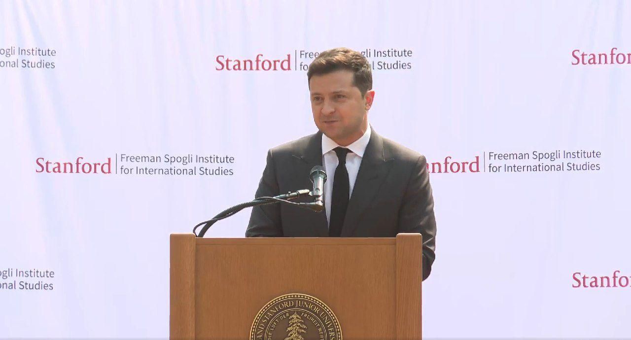 Чи міг колись я це уявити, але все можливо, – Зеленський виступив перед студентами Стенфорда - 24 Канал Чи міг колись я це уявити, але все можливо, – Зеленський виступив перед студентами Стенфорда - 24 Канал