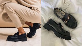 Лоферы – трендовая обувь осени: модные образы от инфлюэнсеров