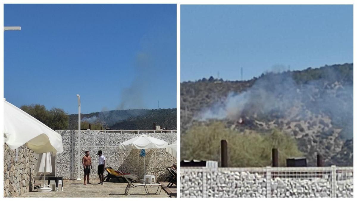 Возле курортного Бодрума в Турции снова вспыхнул пожар: фото и видео возгорания