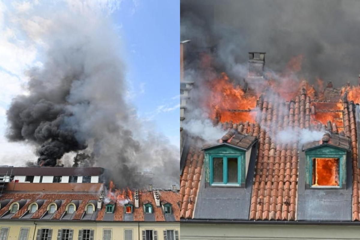 У центрі Турина спалахнула масштабна пожежа: є постраждалі - 24 Канал