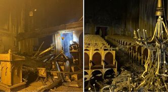 Як виглядає костел святого Миколая після пожежі: сумні фото