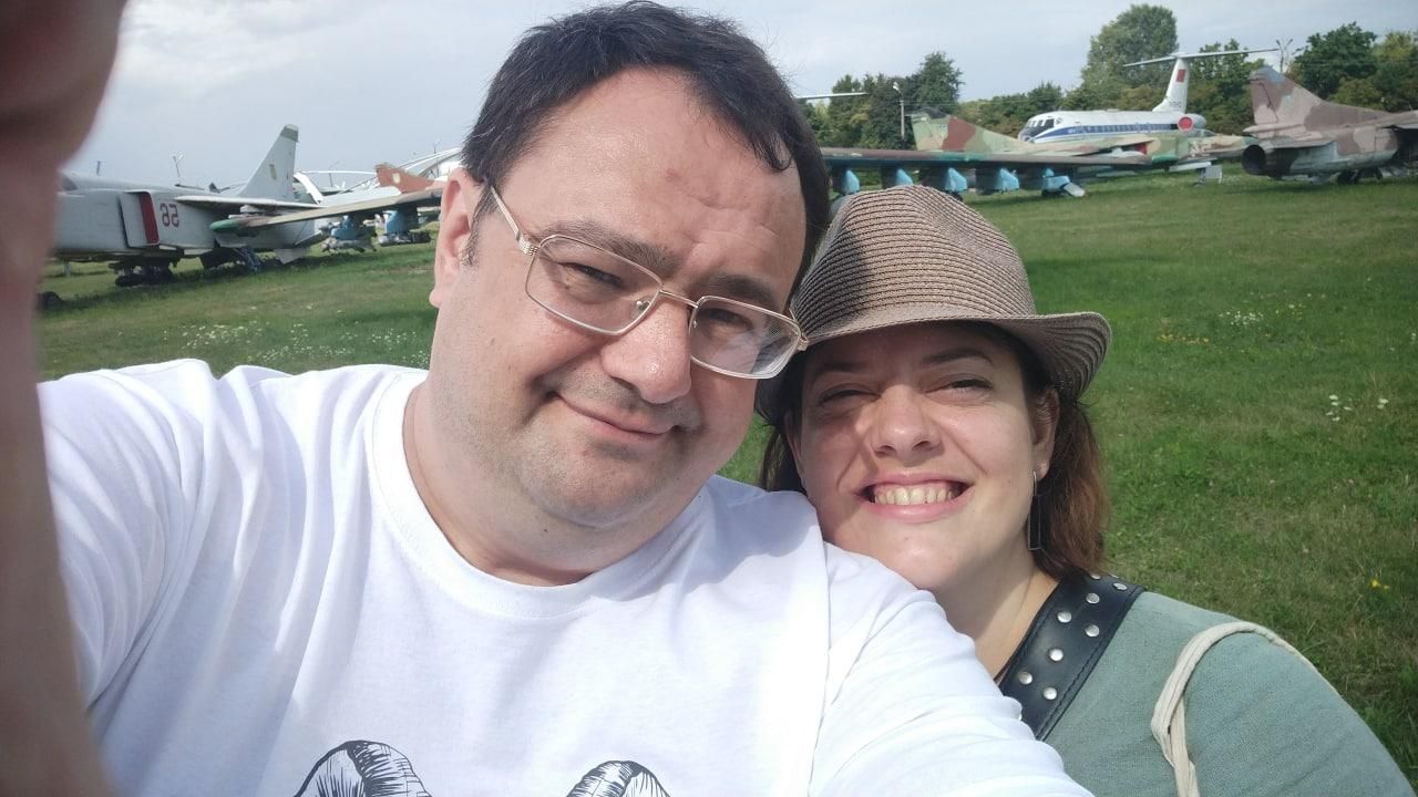 Денис і Вікторія Стаджі - білоруські біженці в Україні