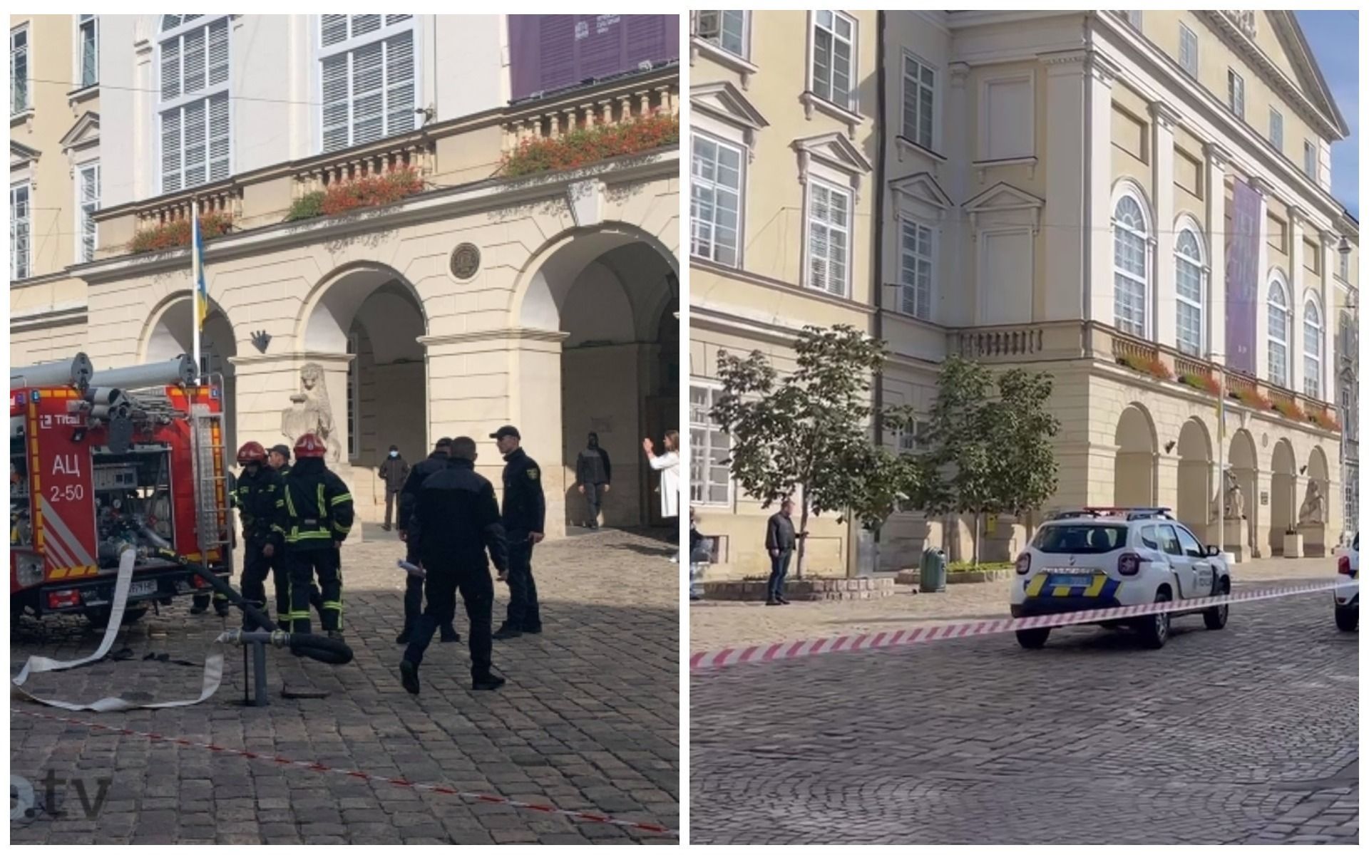Во Львове СБУ эвакуировала работников городского совета из-за антитеррористических учений