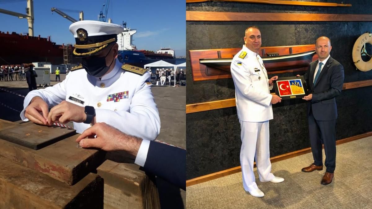 В Турции состоялась церемония закладки нового корвета для ВМС Украины