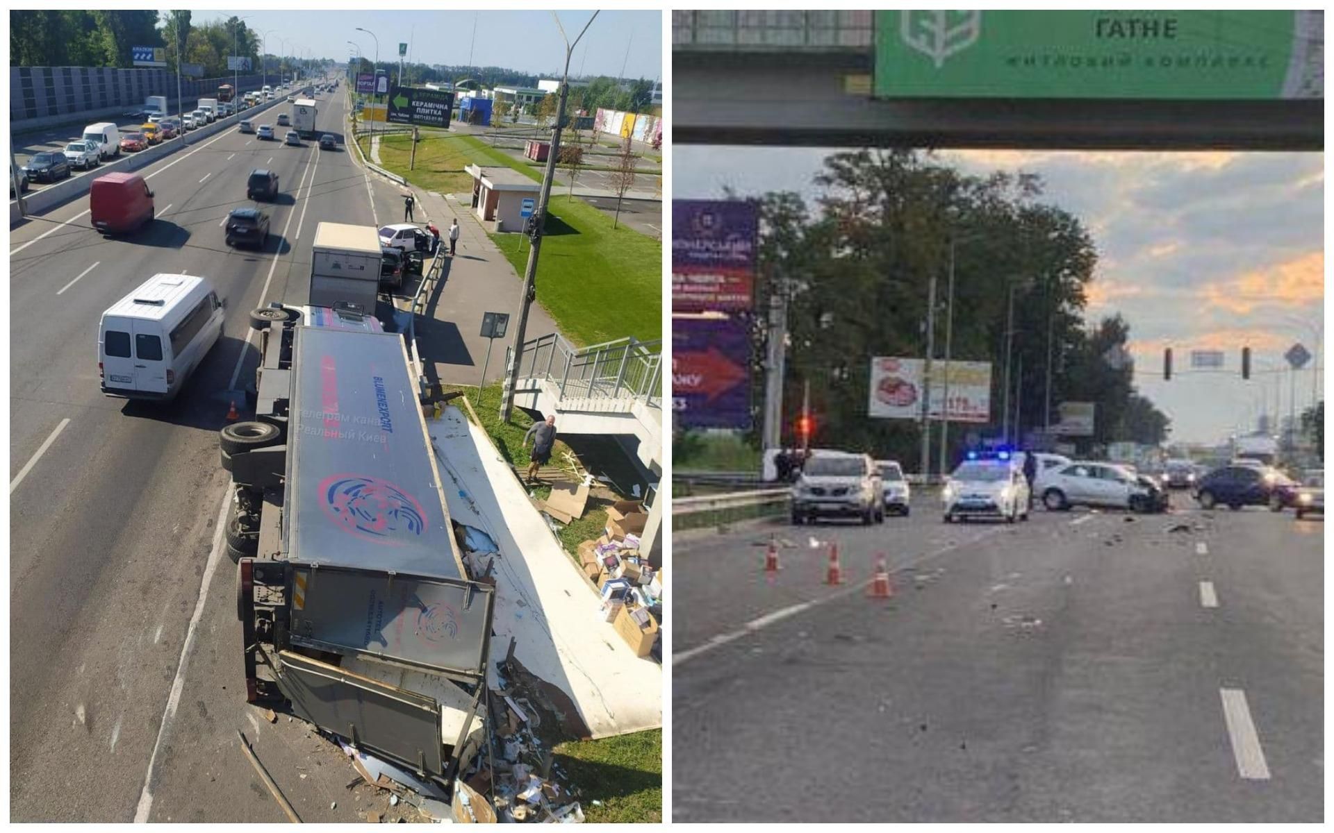 На Київщині майор поліції на легковику влетів у вантажівку: ймовірно був п'яним - Новини Києва - Київ На Київщині майор поліції на легковику влетів у вантажівку: ймовірно був п'яним - Новини Києва - Київ