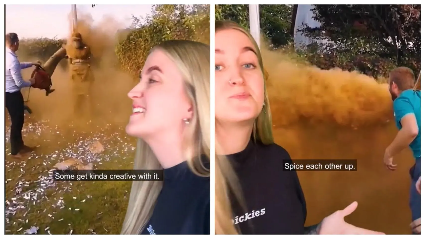 Дівчину у 25 повністю обсипають корицею Дівчину у 25 повністю обсипають корицею