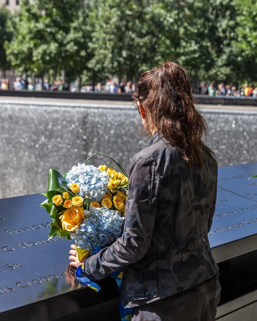Руслана біля Національного меморіалу 11 вересня