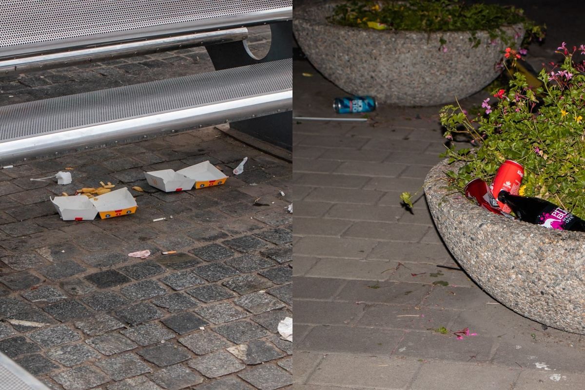 Порожні пляшки і гори сміття: як виглядає Дніпро після святкування Дня міста - Новини Дніпра сьогодні - 24 Канал