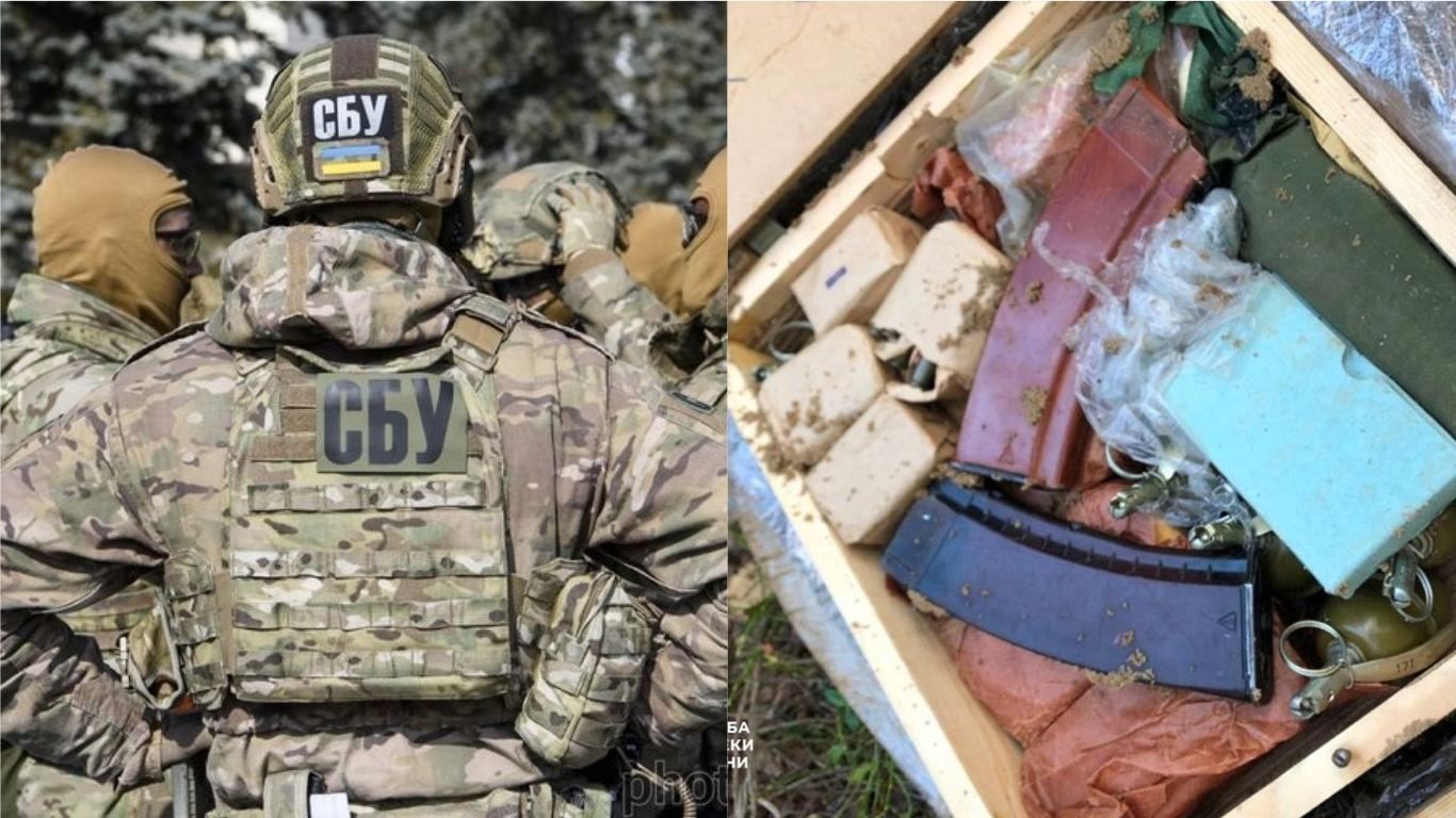 Під час навчань на кордоні з Білоруссю СБУ виявила реальний схрон зі зброєю - Новини Рівного - 24 Канал Під час навчань на кордоні з Білоруссю СБУ виявила реальний схрон зі зброєю - Новини Рівного - 24 Канал