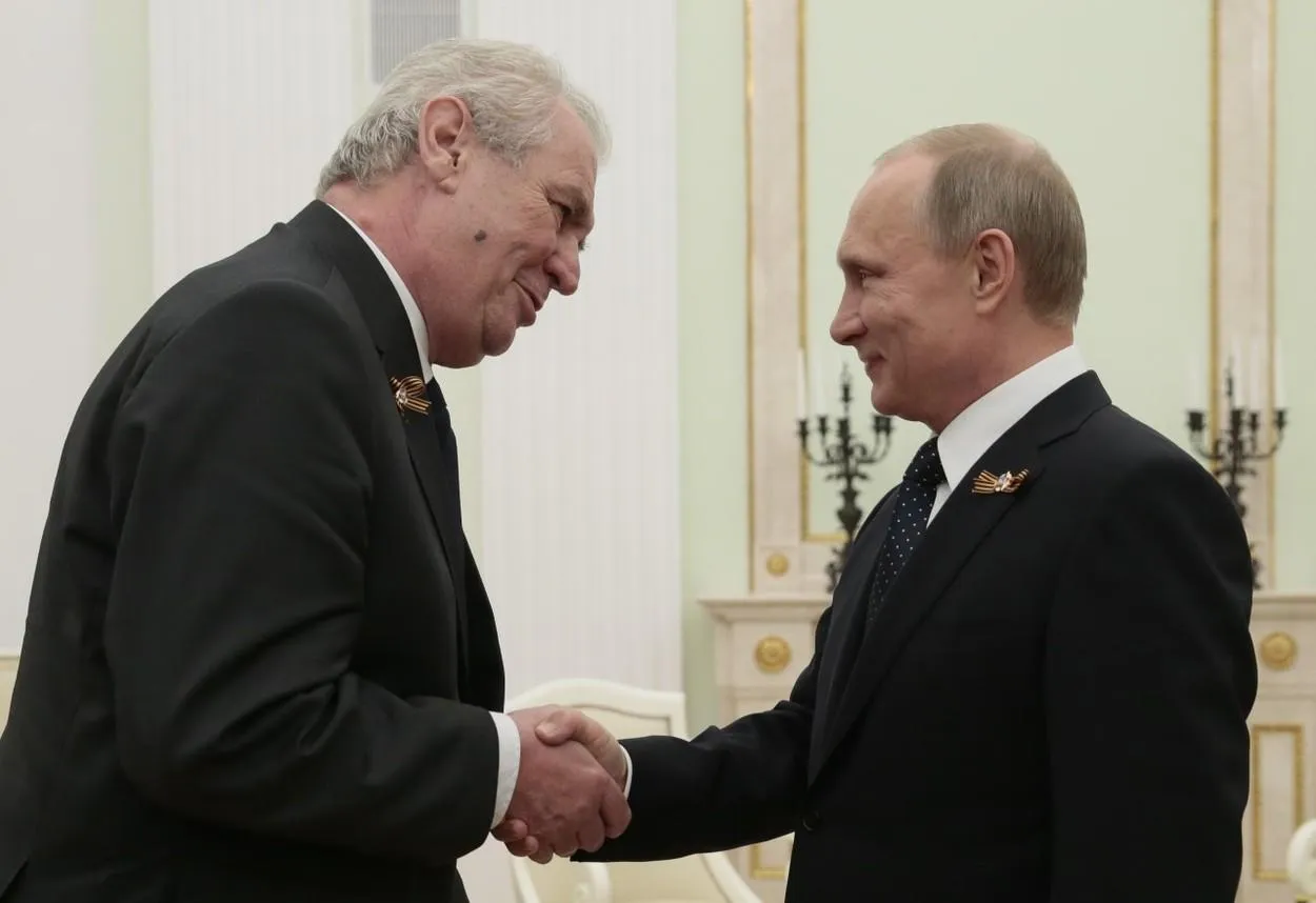Путін і президент Чехії