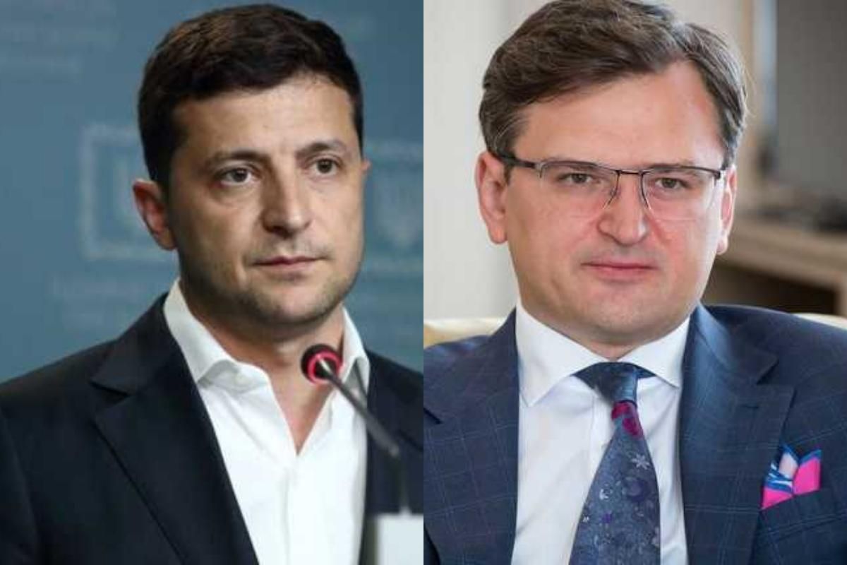 Кулеба прервал свой брифинг из-за срочного звонка Зеленского Кулеба прервал свой брифинг из-за срочного звонка Зеленского