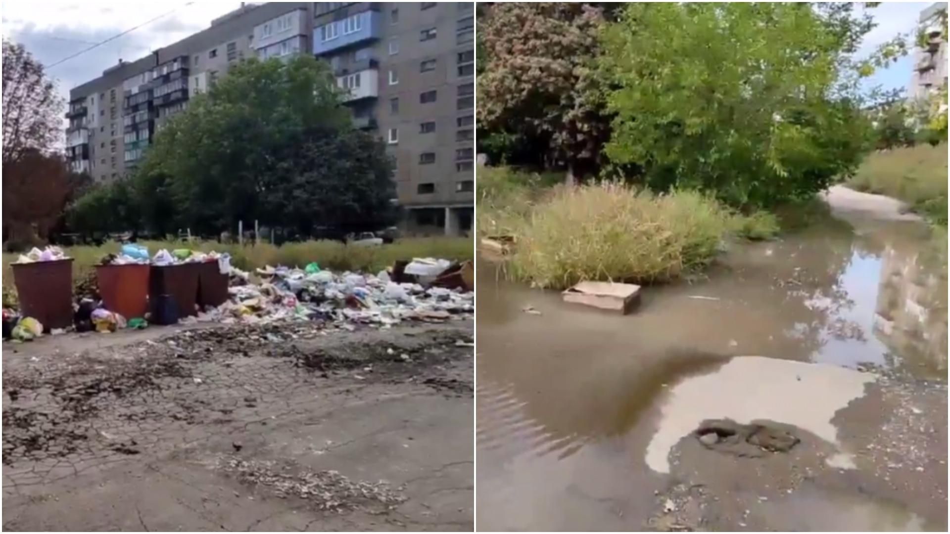 Смердючі купи та калюжі стоків: місцевий житель розповів про проблеми на окупованій Донеччині - Новини Донецька - 24 Канал Смердючі купи та калюжі стоків: місцевий житель розповів про проблеми на окупованій Донеччині - Новини Донецька - 24 Канал