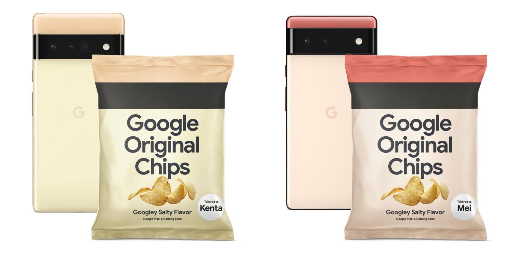 Вкусная реклама с секретом: Google выпустила чипсы в дизайне смартфонов Pixel 6