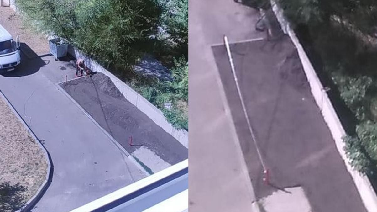 Дніпрянин зробив стоянку з огорожею посеред двору багатоповерхівки - Україна новини - 24 Канал Дніпрянин зробив стоянку з огорожею посеред двору багатоповерхівки - Україна новини - 24 Канал