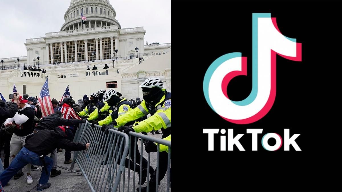 Штурм Капитолия координировался через тикток, – СМИ Штурм Капитолия координировался через тикток, – СМИ