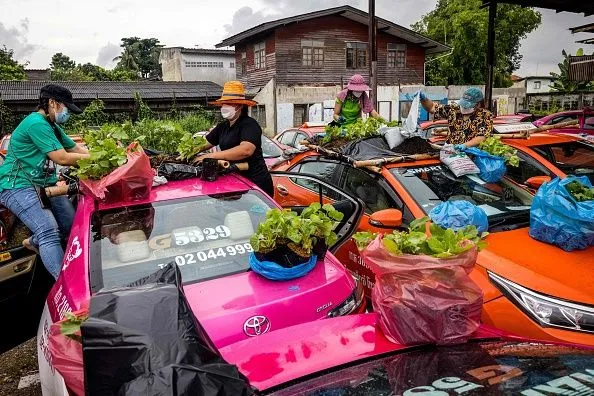 таксі таїланд протест