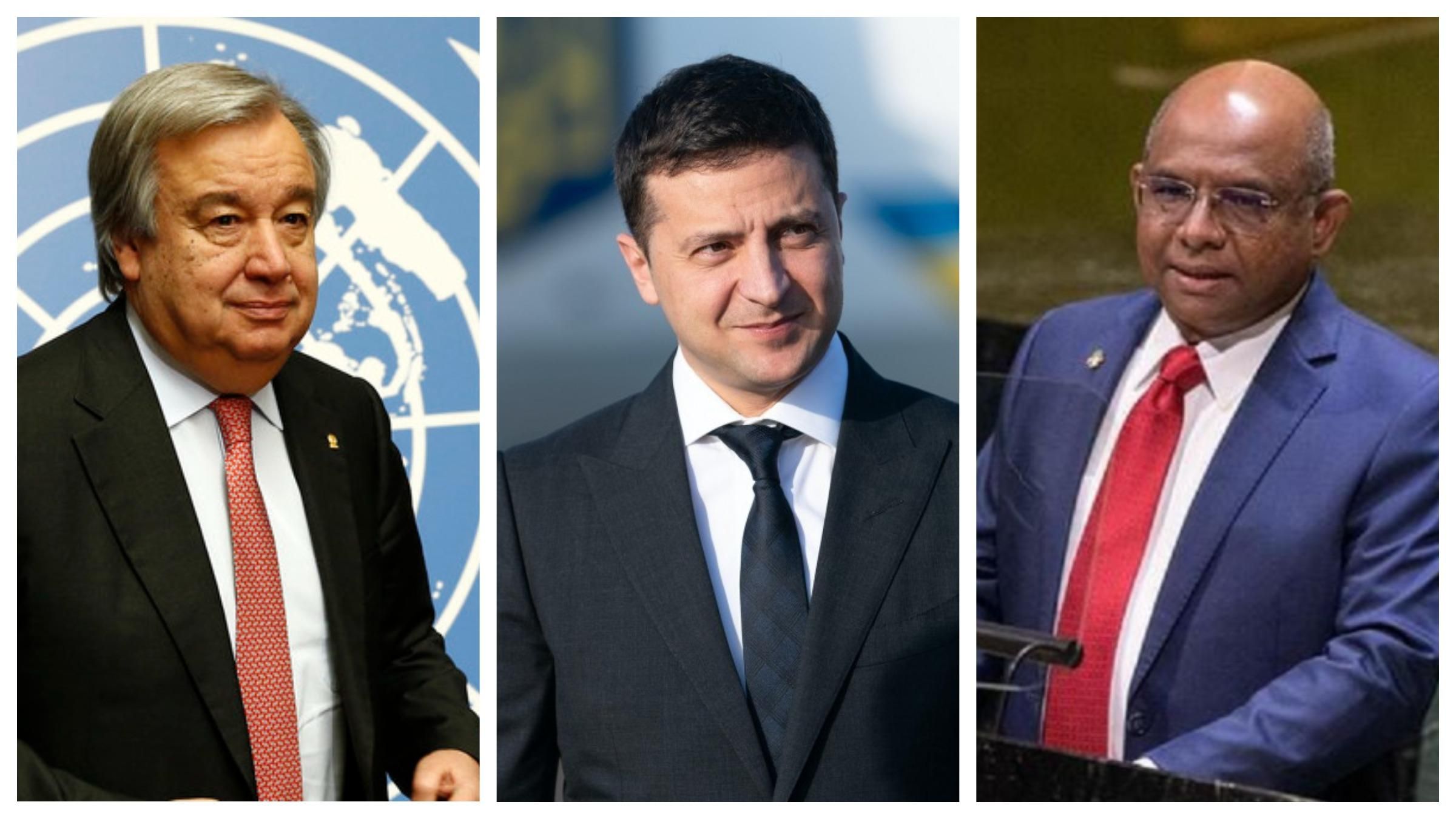 Зеленський у США поспілкувався з генсеком ООН та головою Генасамблеї - Найсвіжіші новини - 24 Канал Зеленський у США поспілкувався з генсеком ООН та головою Генасамблеї - Найсвіжіші новини - 24 Канал