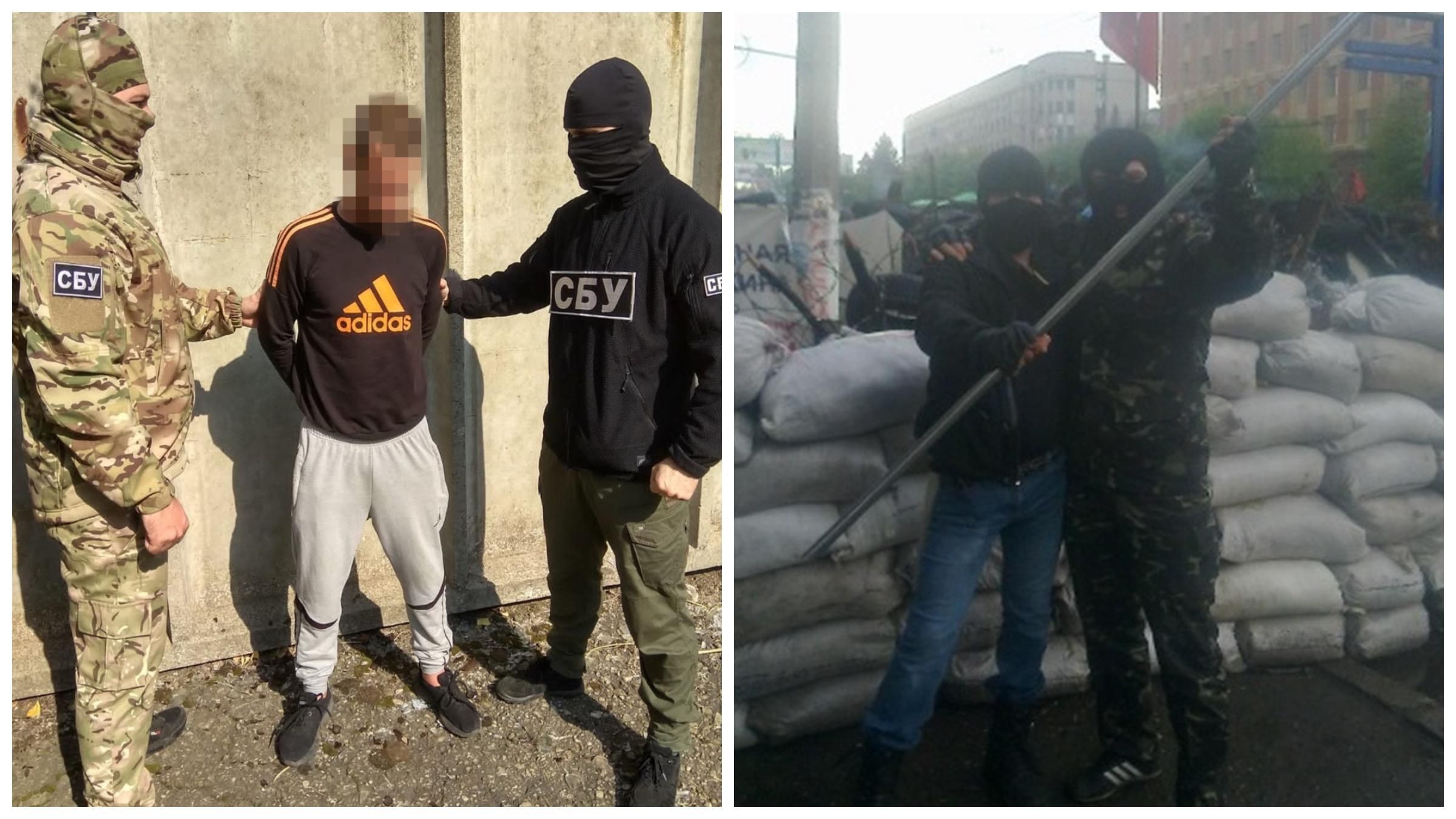 Спіймали бойовика, який у 2014 році штурмував будівлю СБУ у Луганську - Україна новини - 24 Канал
