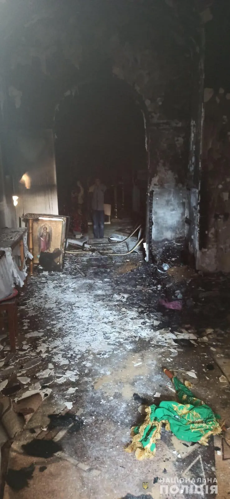 школяр підпалив церкву УПЦ МП
