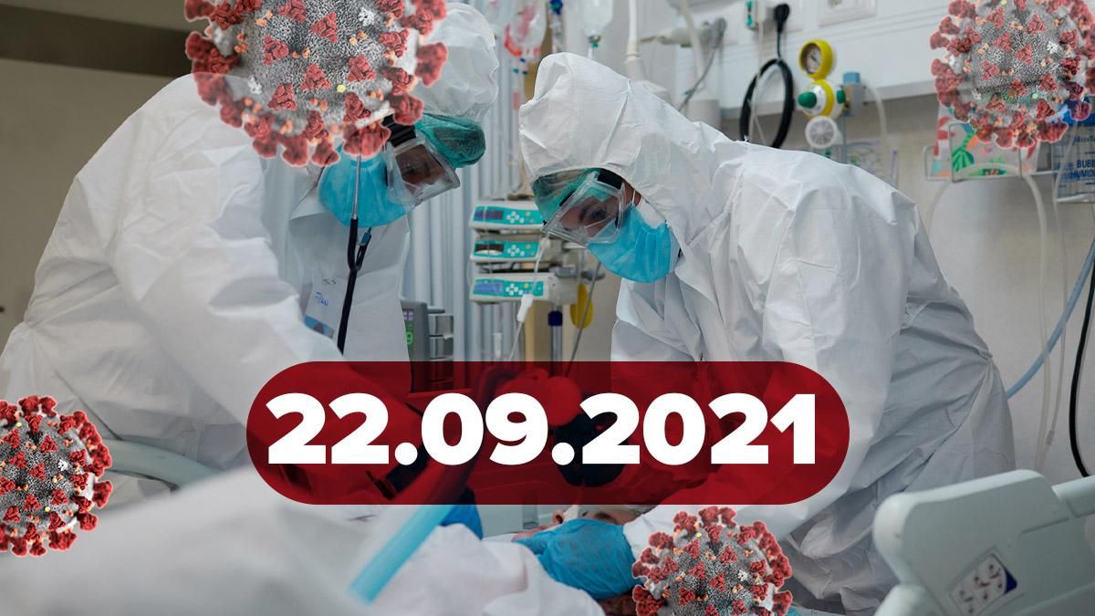 Коронавирус Украина, новости 22 сентября 2021 – статистика