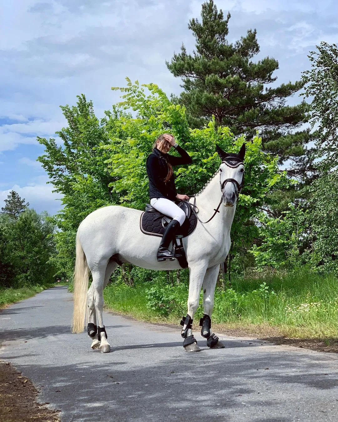 Власниця коня зі Скаєм Власниця коня зі Скаєм