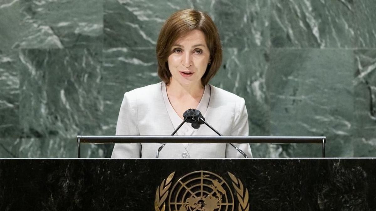 Санду в ООН закликала Росію забрати всі свої війська з Придністров'я - Новини Росія - 24 Канал Санду в ООН закликала Росію забрати всі свої війська з Придністров'я - Новини Росія - 24 Канал