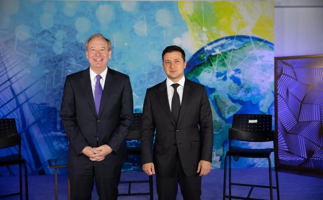 Зеленський і Бред Сміт Зеленський і Бред Сміт