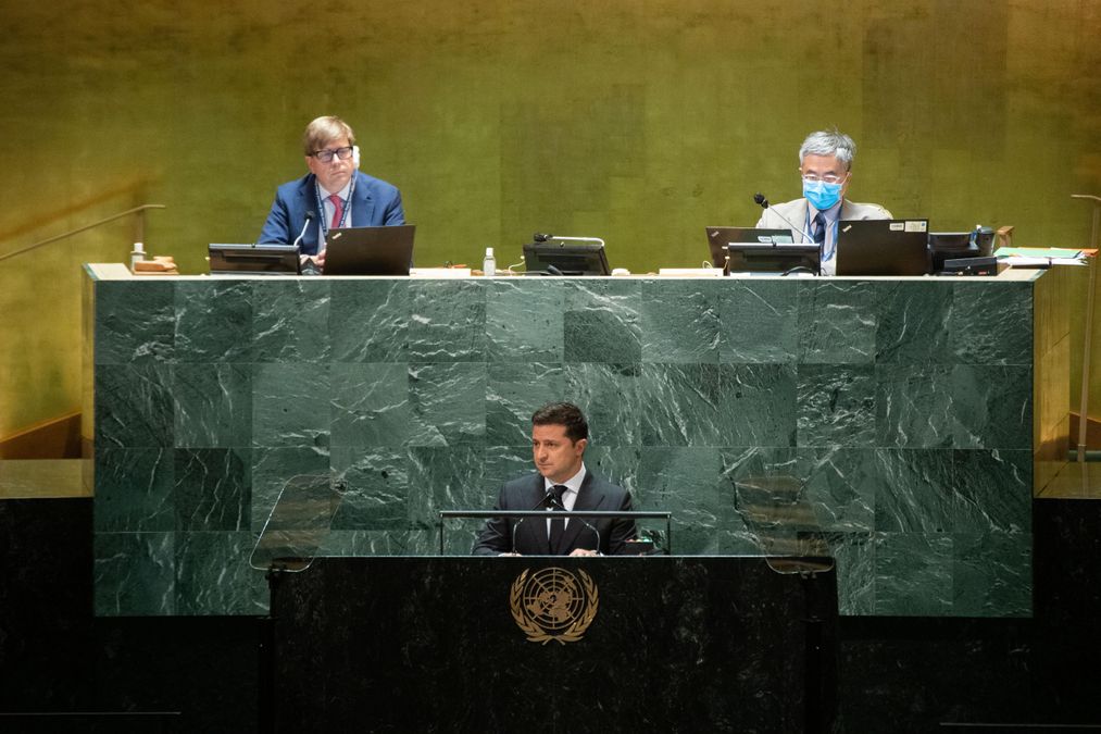 Оон поддерживает. 76-Й сессии Генеральной Ассамблеи ООН.