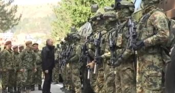 Сербия перевела войска на границе с Косово в повышенную боеготовность