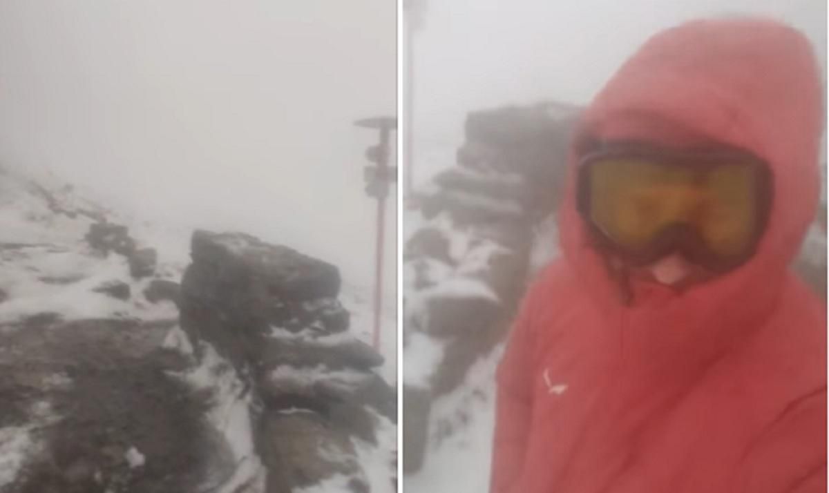 Холод, снег и порывистый ветер: спасатели показали кадры с Карпат и просят не идти в горы