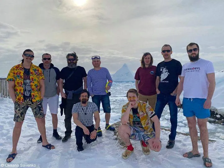 Українські вчені полярної станції Українські вчені полярної станції