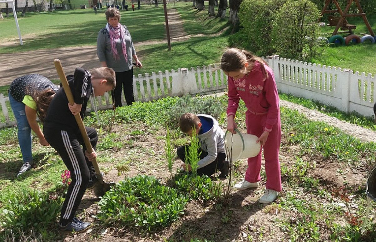 Без курток в холод: в Одесі учнів 6 класу замість уроків змусили прибирати клумби - Новини Одеса - Освіта