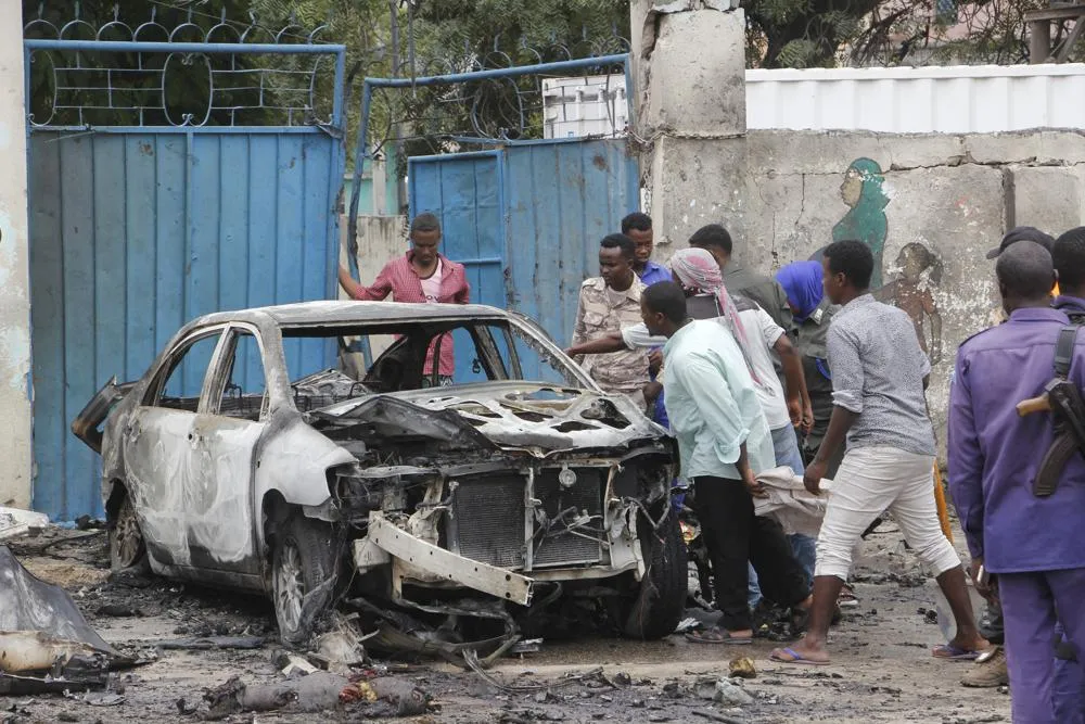 Авто у Сомалі вибухнуло