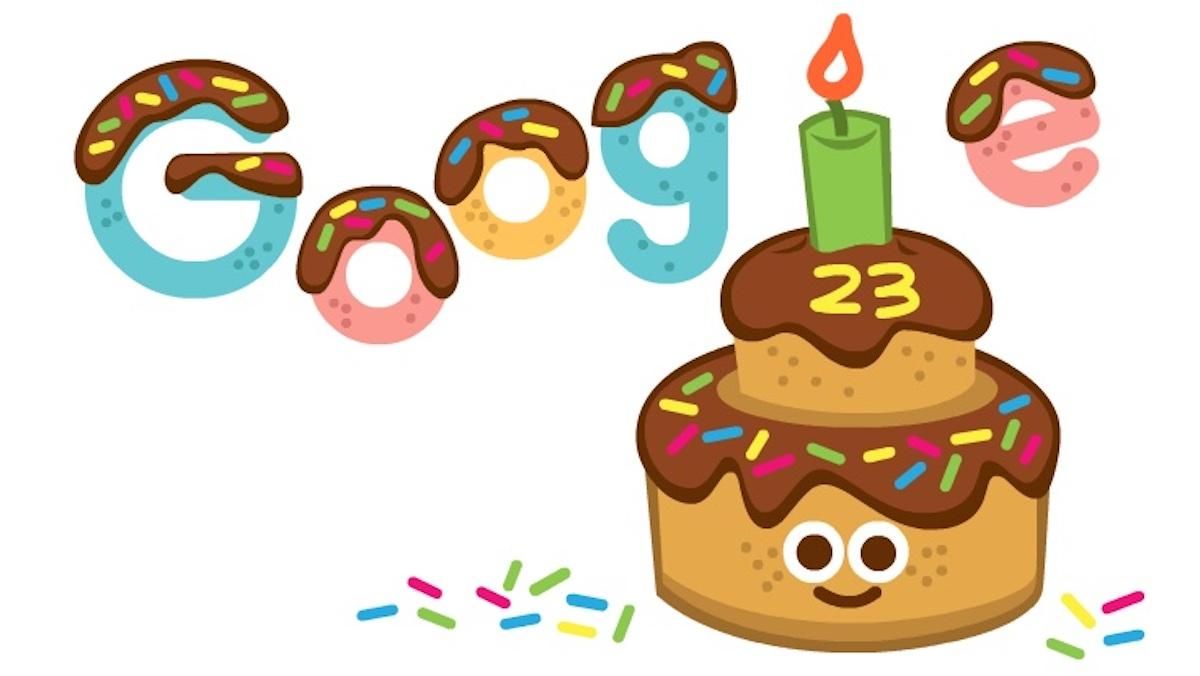 Компанії Google 23 роки: новий дудл до дня народження пошуковика