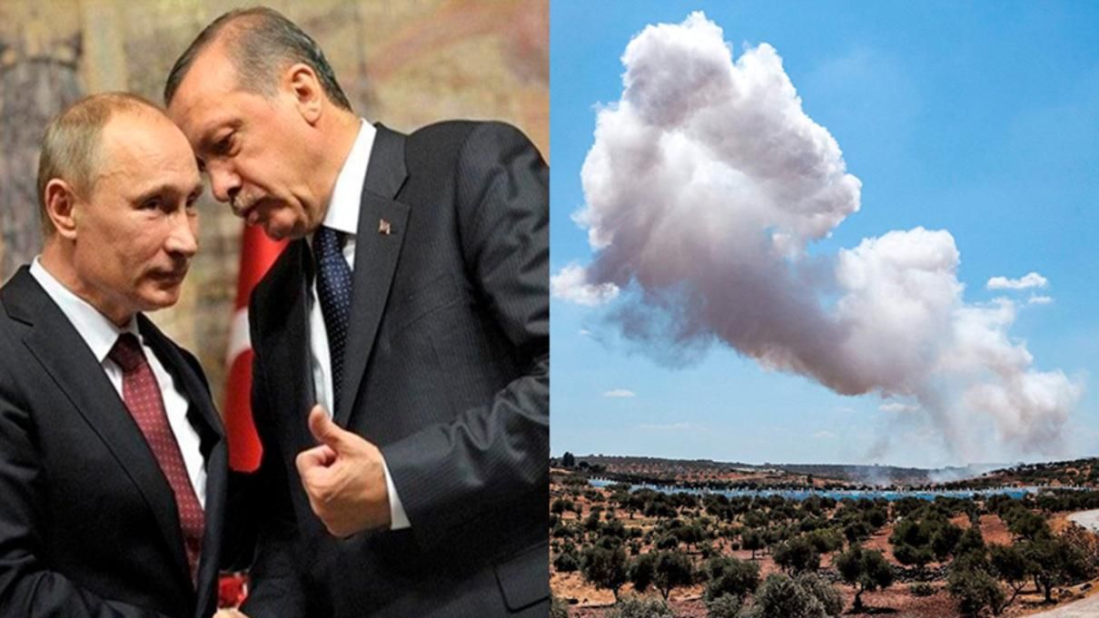 Перед встречей Путина и Эрдогана: Россия усилила удары в Сирии, а Турция наращивает силы