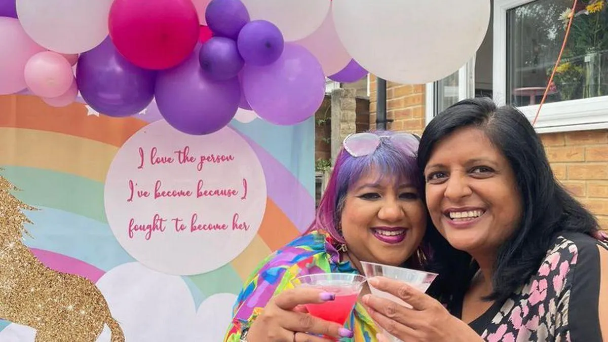 Жінка влаштувала гучну вечірку після розлучення Жінка влаштувала гучну вечірку після розлучення