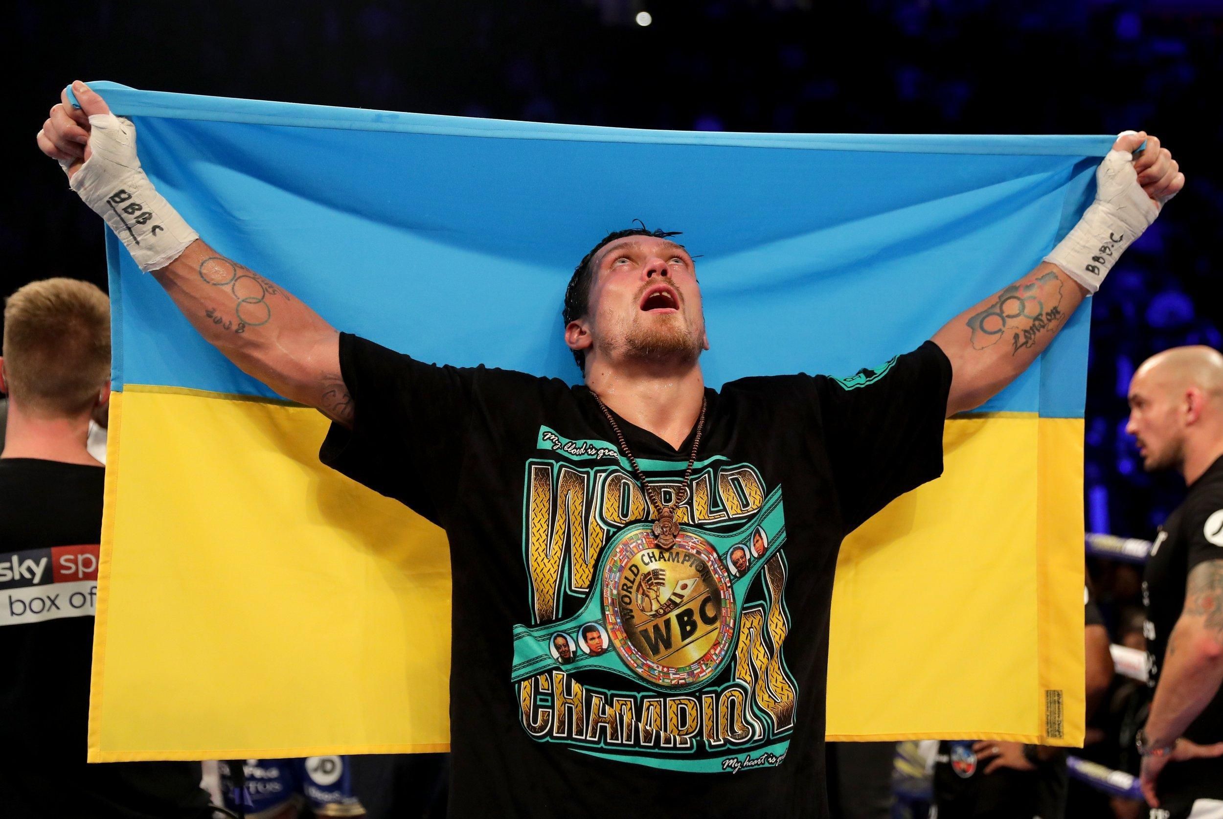 Украина гордится Усиком-боксером