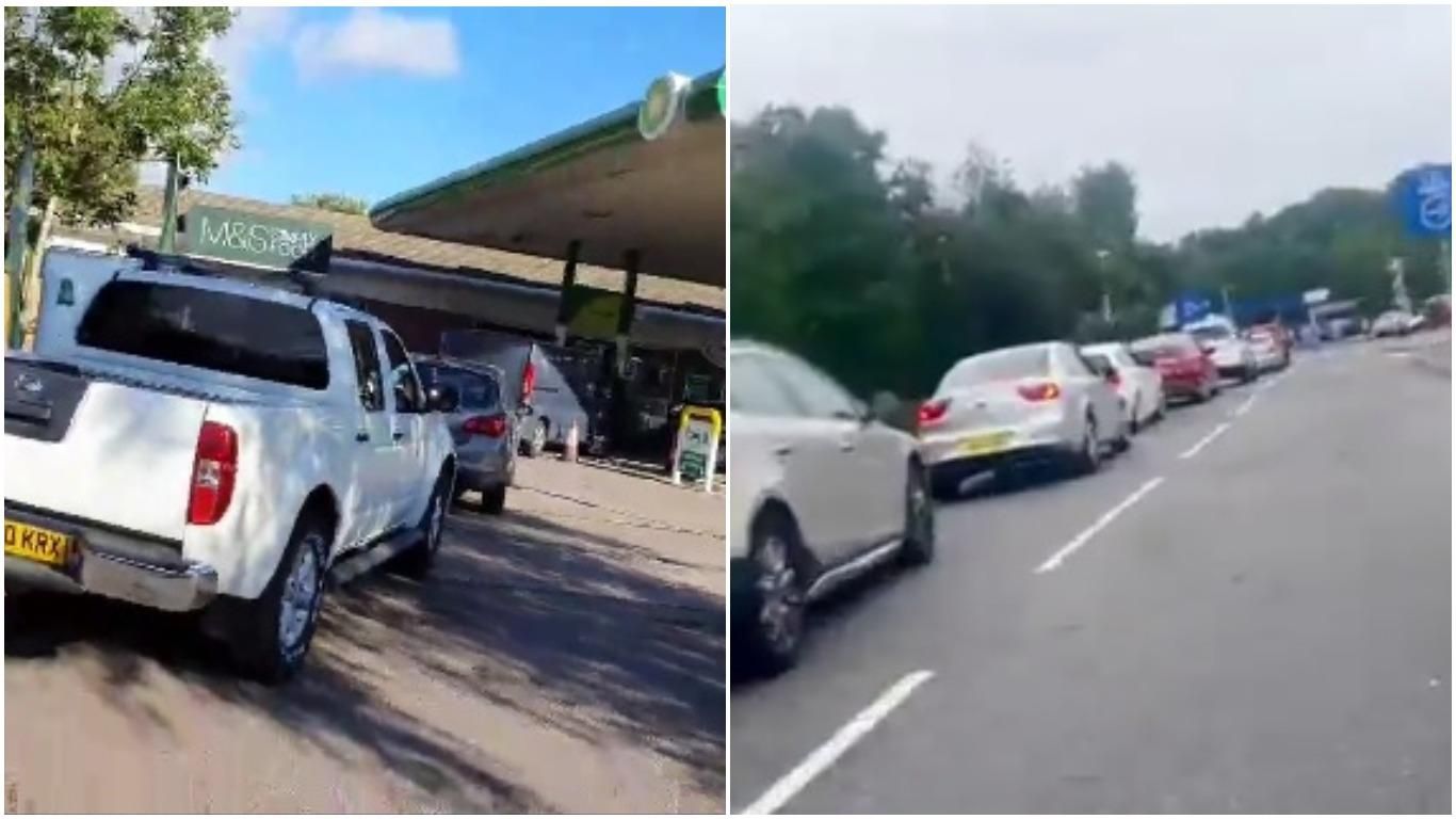 До 90% АЗС Британии исчерпали запасы: из-за паники для урегулирования кризиса привлекут армию До 90% АЗС Британии исчерпали запасы: из-за паники для урегулирования кризиса привлекут армию