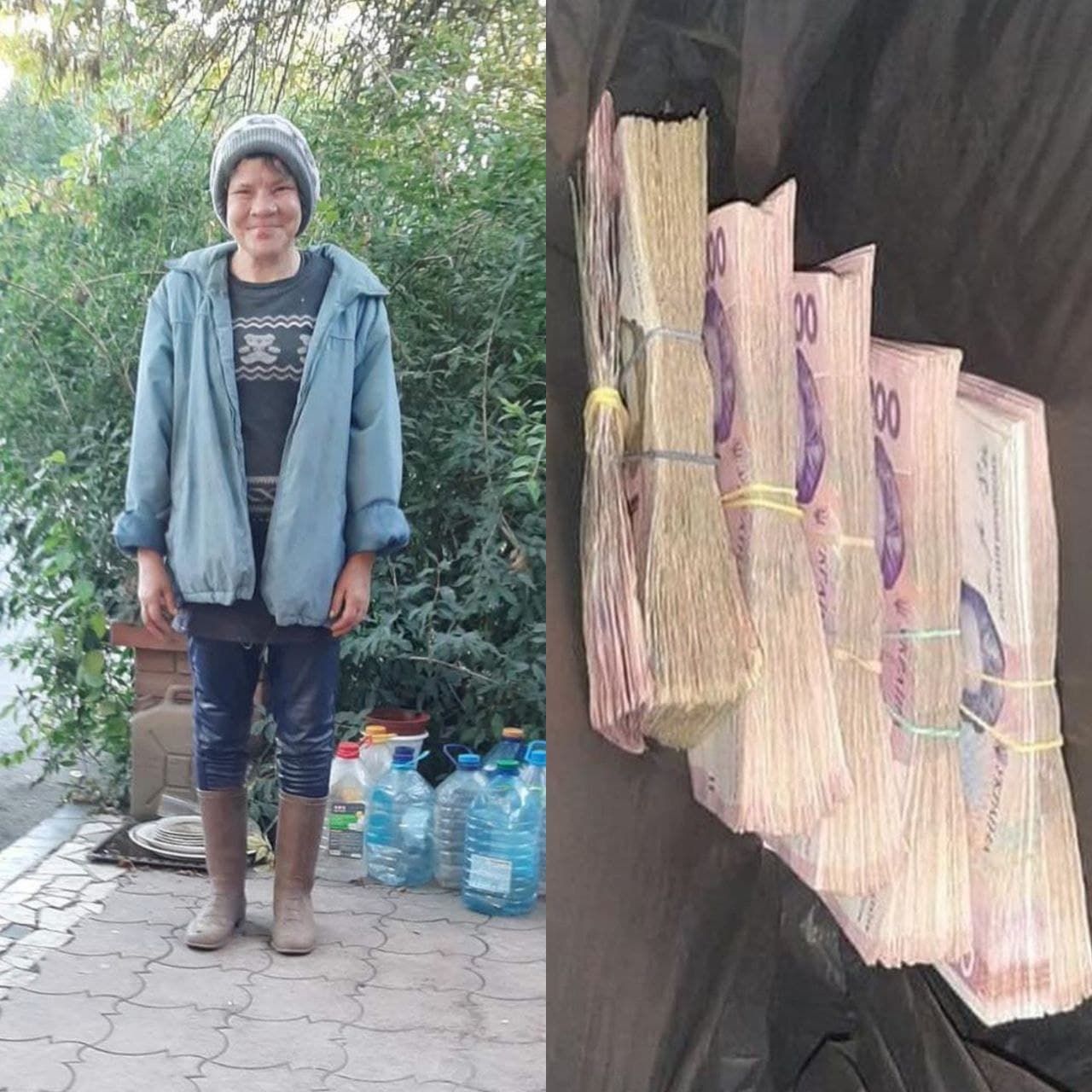 Жінка знайшла на смітнику 110 тисяч гривень