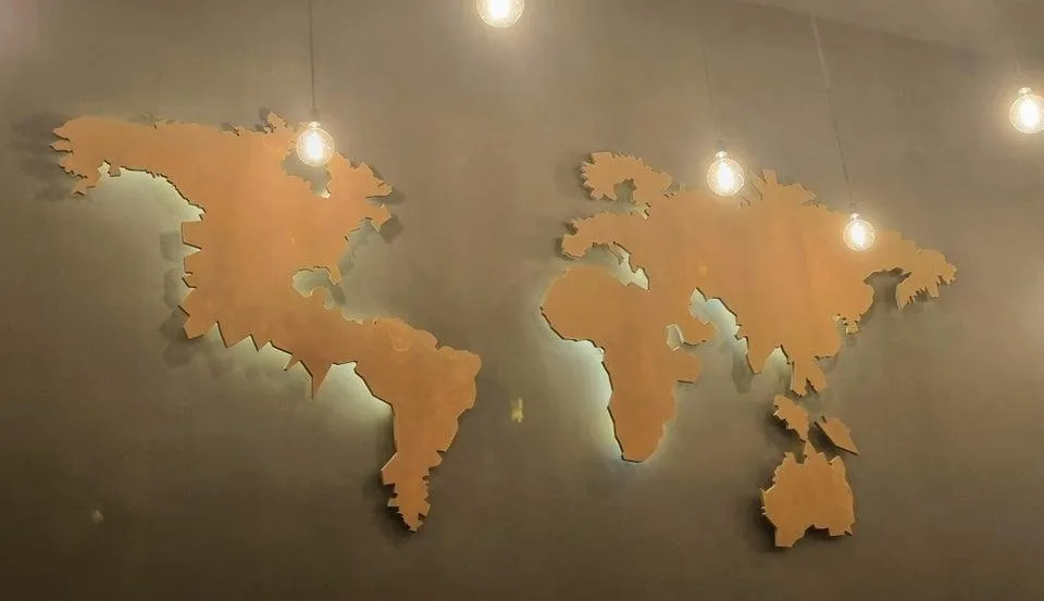 Так вот, как должна выглядеть настоящая карта мира