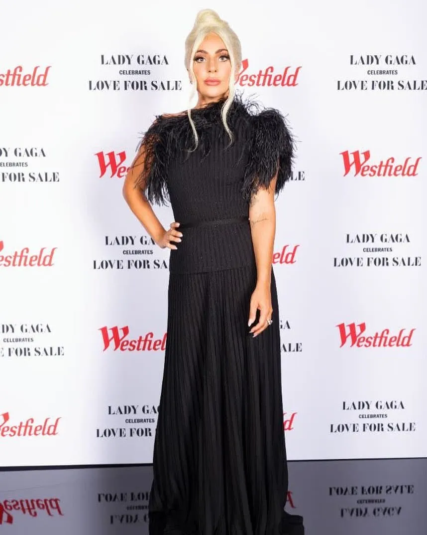 Леді Гага в розкішній сукні на презентації власного альбому Леді Гага в розкішній сукні на презентації власного альбому