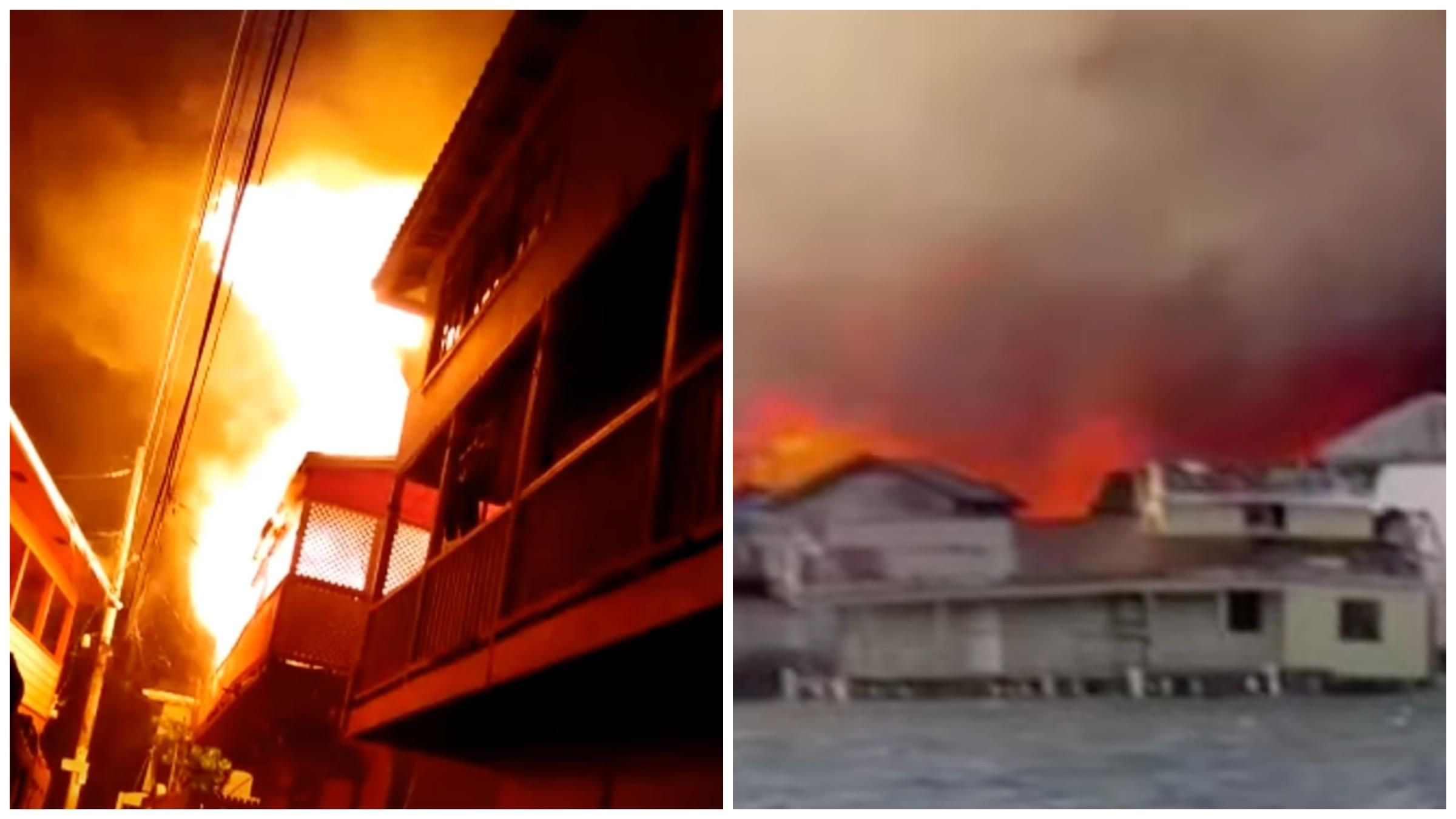 Острів у Карибах охопив вогонь: знищені понад 200 будинків – моторошні кадри - Україна новини - 24 Канал