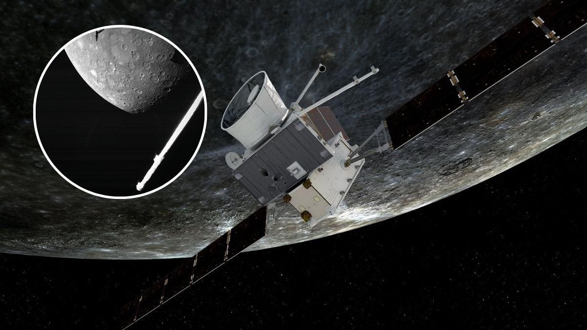Станція BepiColombo передала на Землю перший знімок поверхні Меркурія - Новини технологій - Техно