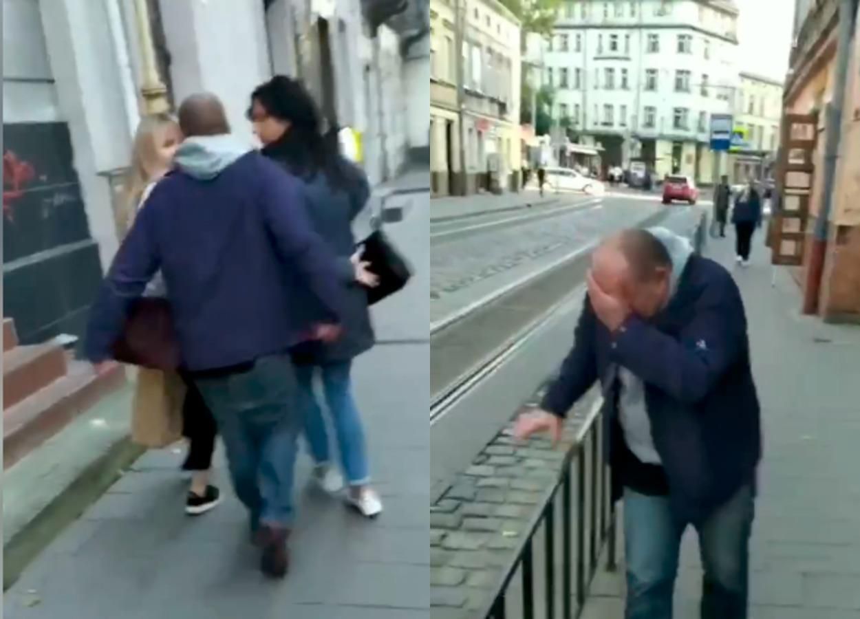 У Львові жорстко провчили чоловіка, який чіплявся до жінок - Новини Львова - Львів У Львові жорстко провчили чоловіка, який чіплявся до жінок - Новини Львова - Львів